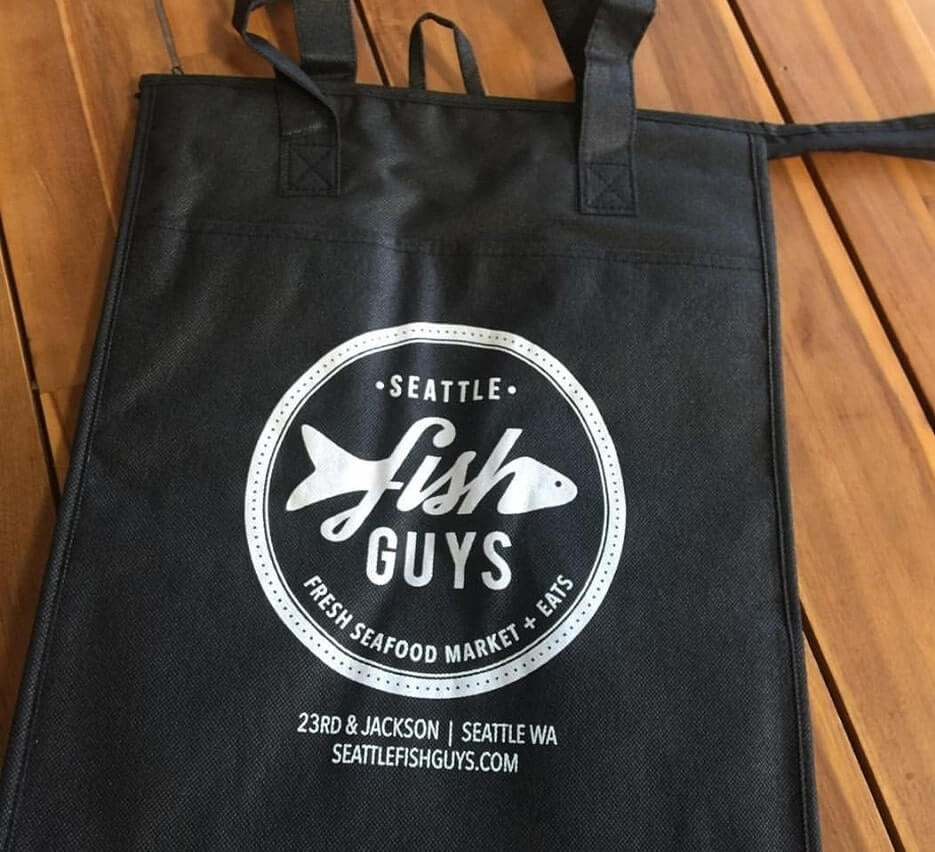 Custom Seattle Fish Guys Insulated Bag
